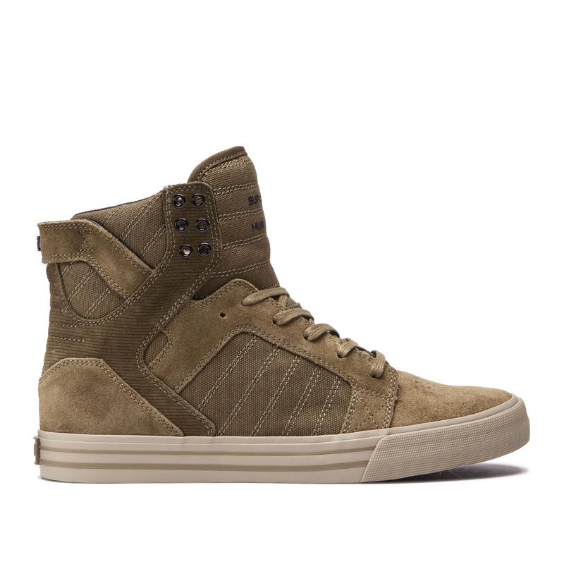 Supra SKYTOP Sneaker High Damen Olivgrün Deutsch NCPMV2401